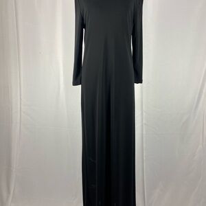 DKNYC Elegant Black Long Sleeve Dress